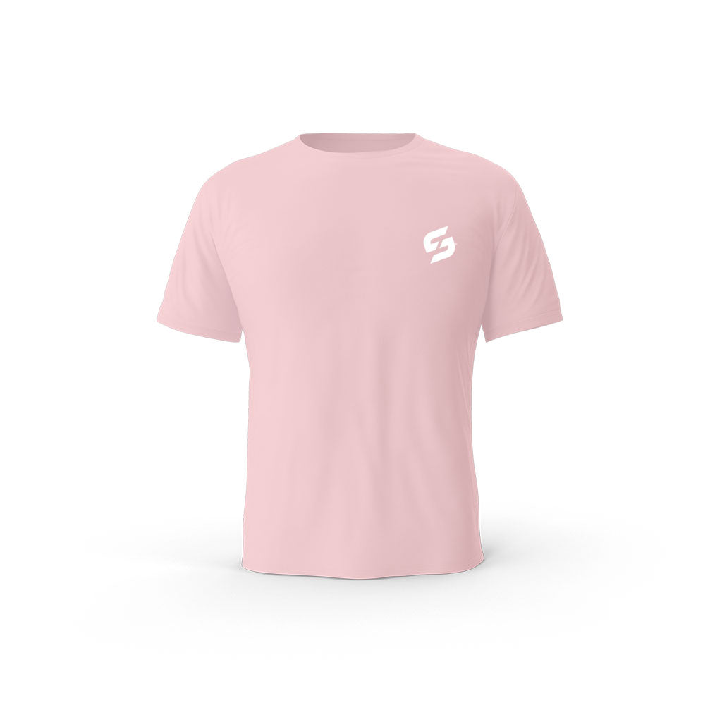 T-Shirt coton bio Strong Work New Classic Homme - ROSE