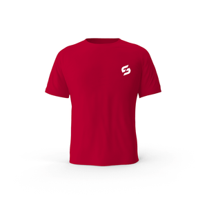 T-Shirt coton bio Strong Work New Classic Homme - ROUGE
