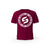 T-SHIRT-COTON-BIO-STRONG-WORK-NO-EXCUSES-JUST-SWEAT-BLACK-EDITION-BORDEAUX-HOMME