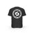 T-SHIRT- COTON-BIO-STRONG-WORK-INSPIRATION-NO-EXCUSES-JUST-SWEAT-BLACK-EDITION-DOS-NOIR-HOMME