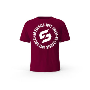 T-SHIRT-COTON-BIO-STRONG-WORK-NO-EXCUSES-JUST-SWEAT-BORDEAUX-HOMME