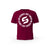 T-SHIRT-COTON-BIO-STRONG-WORK-NO-EXCUSES-JUST-SWEAT-BORDEAUX-HOMME