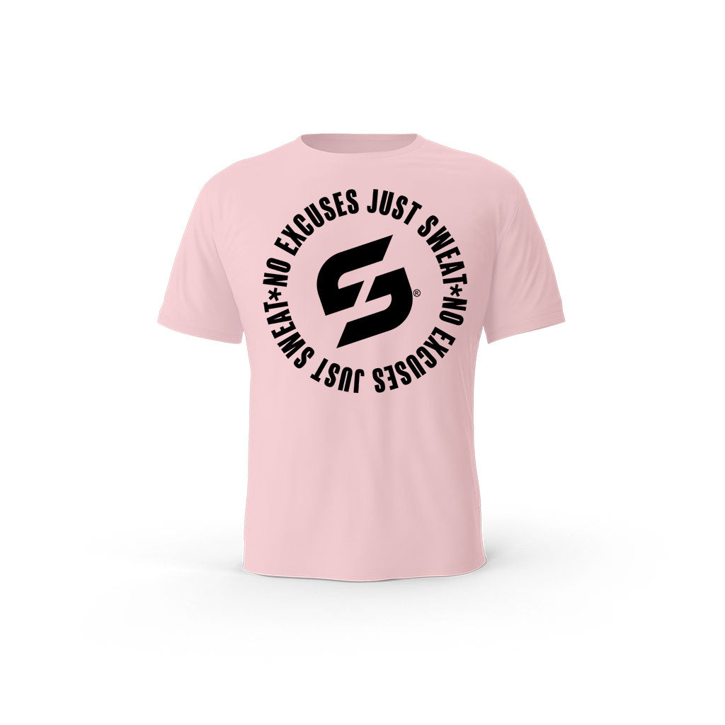 T-SHIRT-COTON-BIO-STRONG-WORK-NO-EXCUSES-JUST-SWEAT-ROSE-HOMME