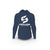 Sweat-Shirt à capuche coton bio Strong Work Originals Femme - Bleu marine
