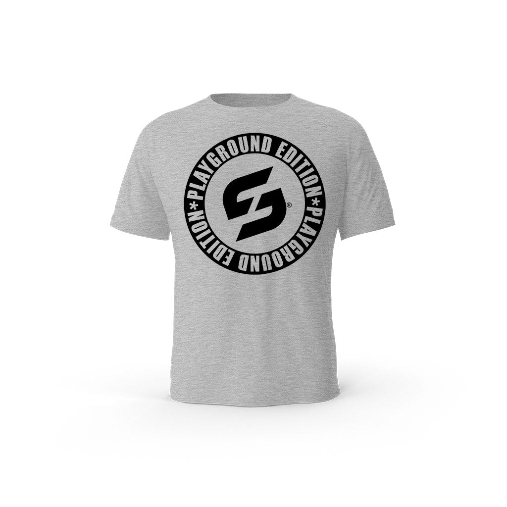 T-SHIRT-COTON-BIO-STRONG-WORK-PLAYGROUND-EDITION-GRIS-HOMME