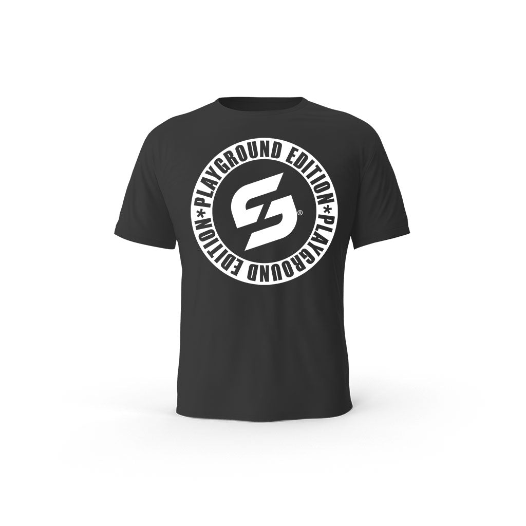 T-SHIRT-COTON-BIO-STRONG-WORK-PLAYGROUND-EDITION-NOIR-HOMME