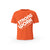 T-SHIRT- COTON-BIO-STRONG-WORK-PRODIGY-ORANGE-HOMME