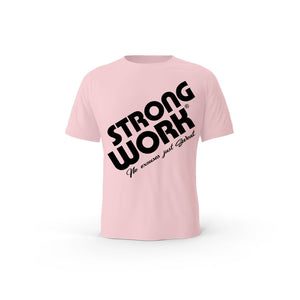 T-SHIRT- COTON-BIO-STRONG-WORK-PRODIGY-ROSE-HOMME