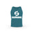 DEBARDEUR-COTON-BIO-STRONG-WORK-RUNNING-OCEAN-FEMME