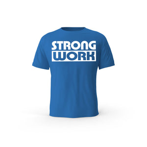 T-Shirt coton bio Strong Impact Homme - ROYAL BLUE