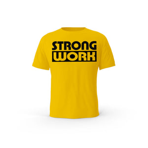 T-Shirt coton bio Strong Impact Homme - JAUNE SPECTRA