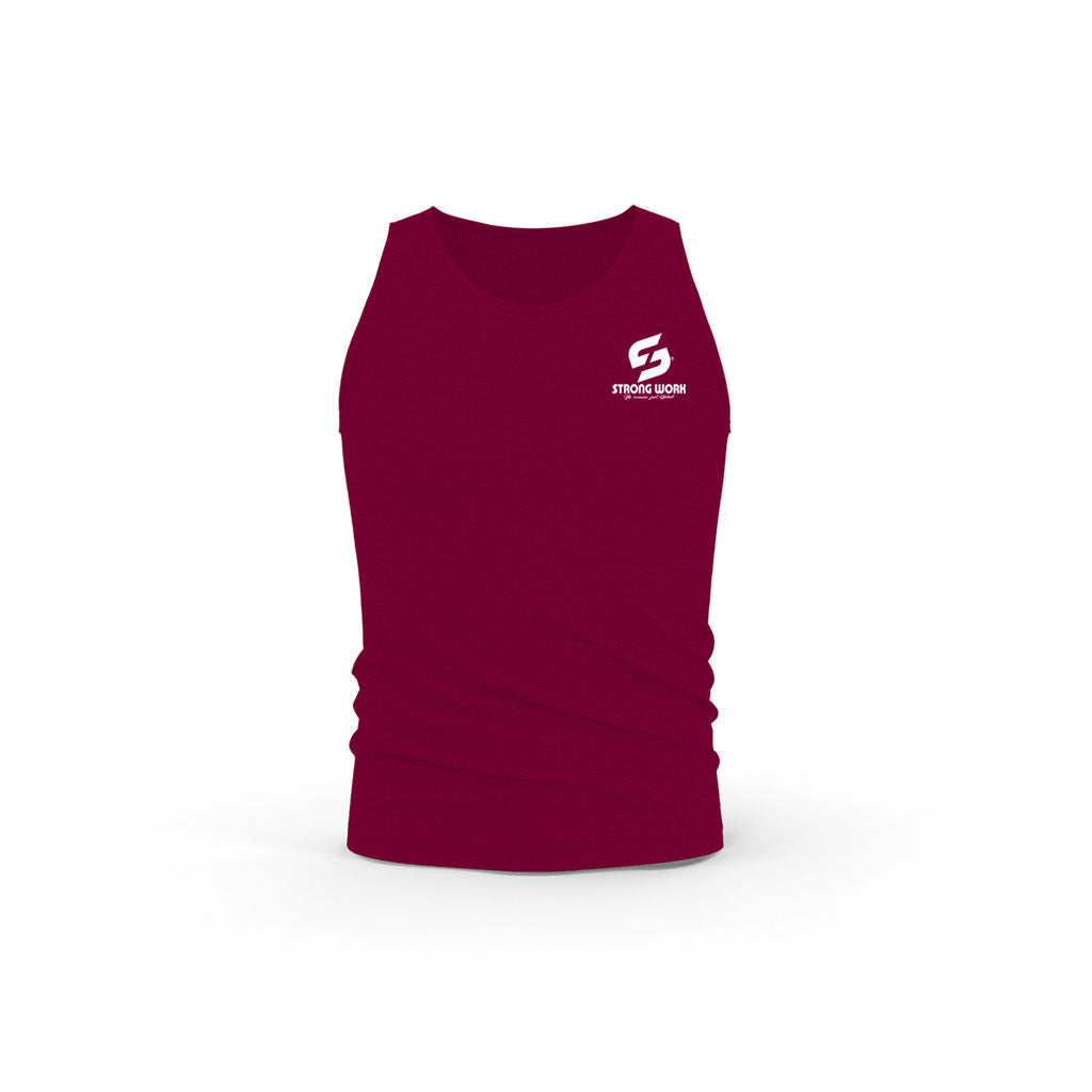DEBARDEUR-COTON-BIO-STRONG-WORK-CLASSIC-BORDEAUX-FEMME
