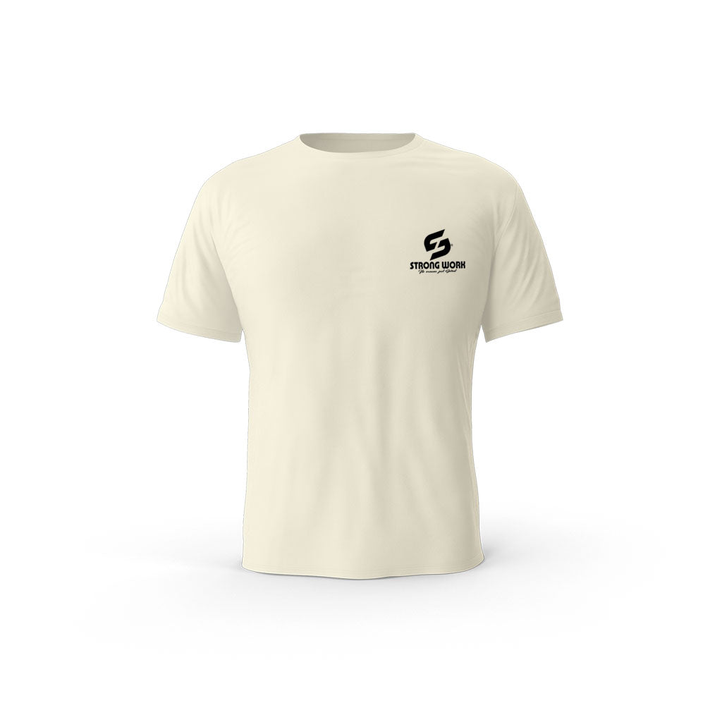 T-SHIRT-COTON-BIO-STRONG-WORK-CLASSIC-NATUREL-FEMME
