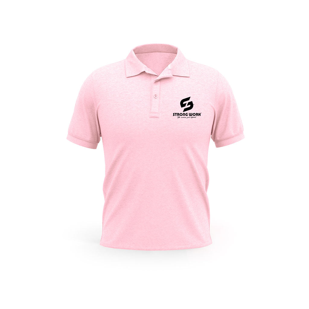 Polo rose Strong Work Classic pour Femme