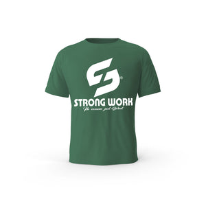 T-Shirt coton bio Strong Work Originals pour femme - VERT