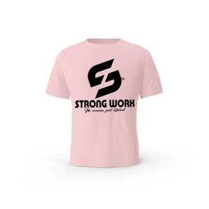 T-Shirt coton bio Strong Work Legend Homme - T-shirt rose