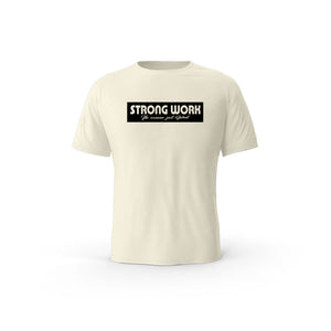 T-SHIRT-COTON-BIO-STRONG-WORK-TENACITY-NATUREL-HOMME