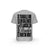 T-SHIRT- COTON-BIO-STRONG-WORK-TRAVAILLE-DUR-EN-SILENCE-ET-LAISSE-TA-DETERMINATION-FAIRE-DU-BRUIT-GRIS-CHINE-DOS-HOMME
