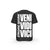 T-SHIRT- COTON-BIO-STRONG-WORK-VENI-VIDI-VICI-NOIR-DOS-HOMME